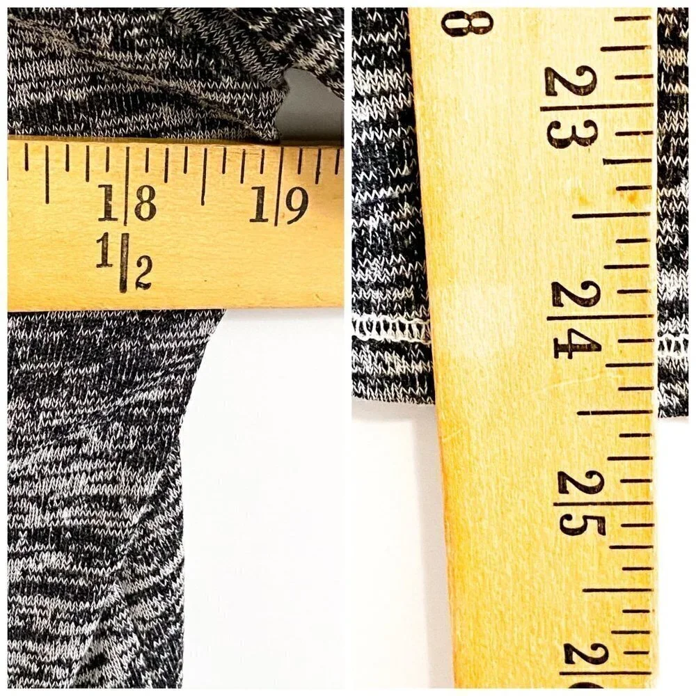 Michael Stars Marled Gray Long Sleeve Top, one size